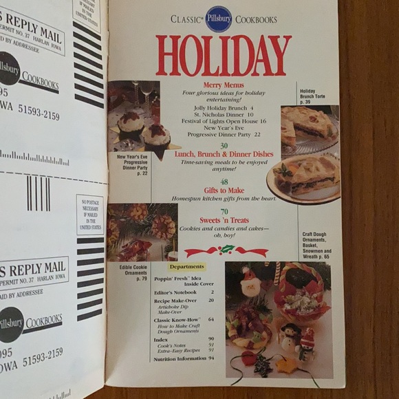 VINTAGE Bundle of 5 Pillsbury Cookbooks  1989-1993 - Picture 3 of 12